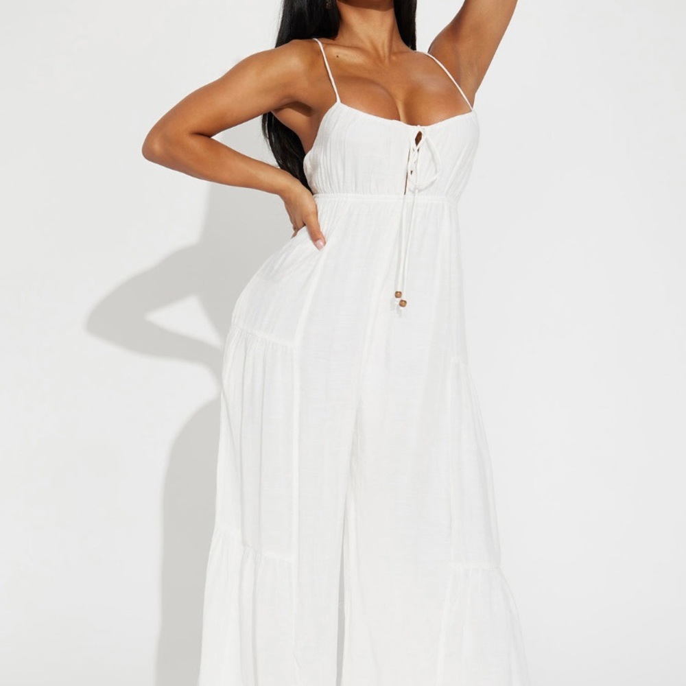Long white dress